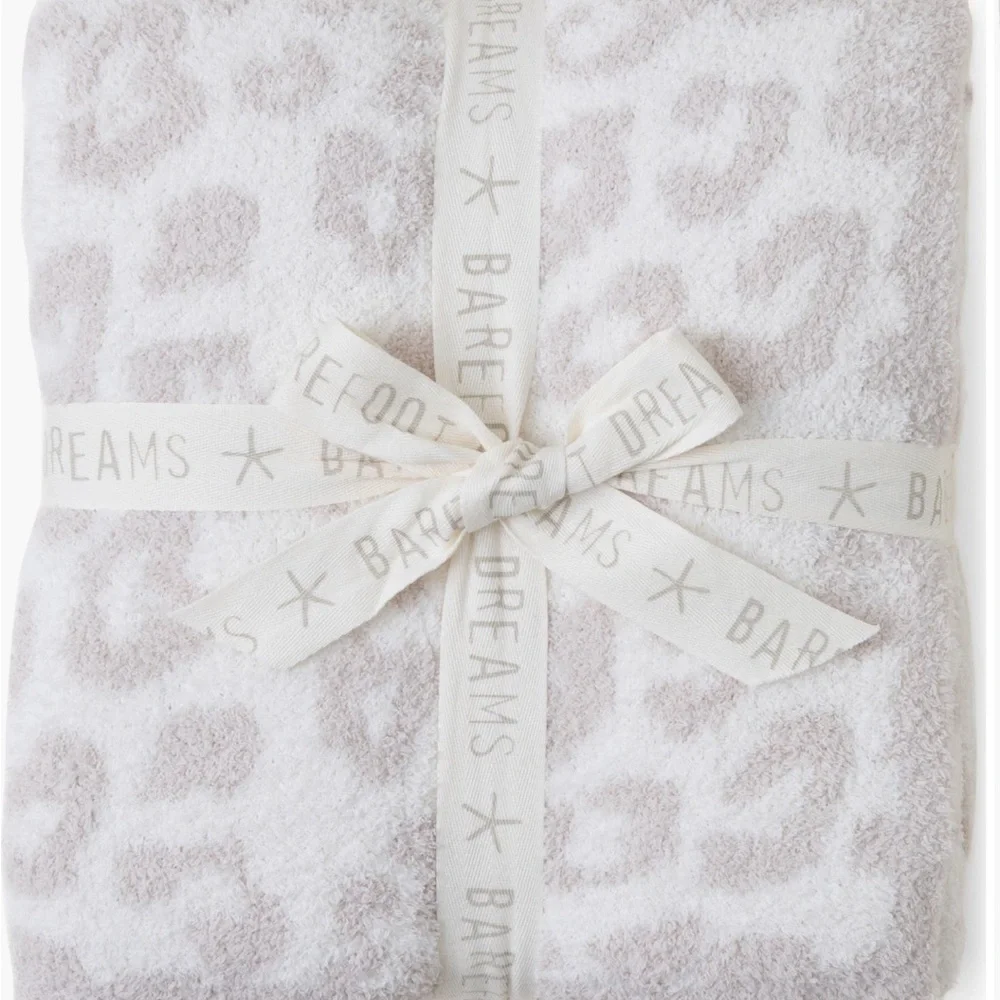 Barefoot Dreams Cozy Animal Print Throw